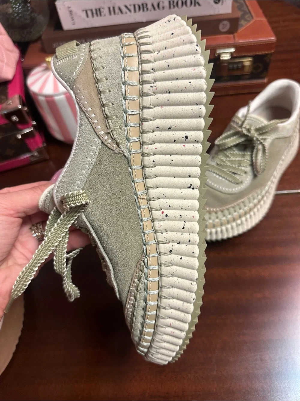 Size 38 Chloe Nama sneakers in green
